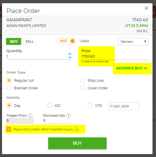 5paisa AMO Orders explained