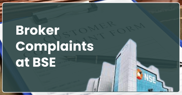 Complaint Against Broker at NSE in 2025-26
