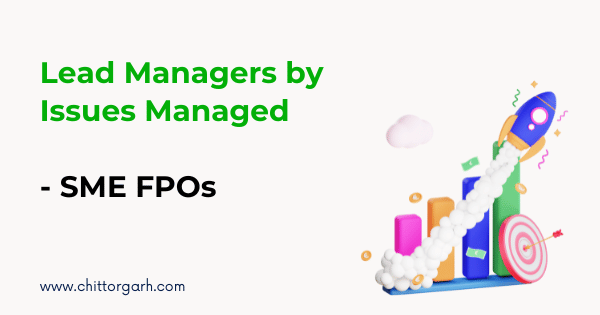 Merchant Bankers by Issues Managed - SME FPOs: 2025