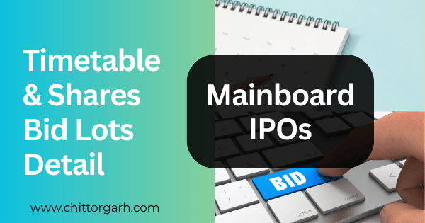 Mainboard IPOs Timetable 2025