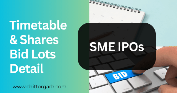 SME IPOs Timetable 2025