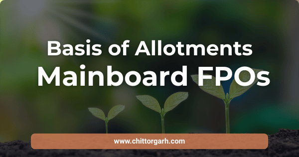 Mainboard FPOs Basis of Allotments List 2025