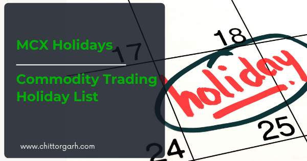 MCX Holidays 2025 | Commodity Trading Holiday List