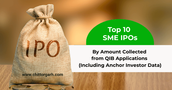 Top 10 SME IPOs by QIB & Anchor Investor Application Amount in India |Largest Indian IPOs by institutional demand