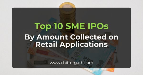 Top 10 SME IPOs by Retail Subscription Amount | IPO retail subscription amount