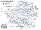 Rajasthan State Road Map