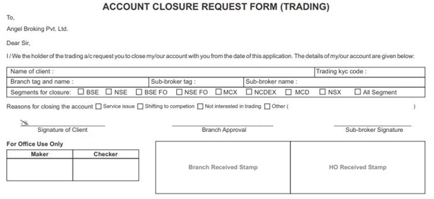 Enter Trading Account Information