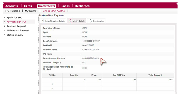 Axis Bank - Apply IPO Online