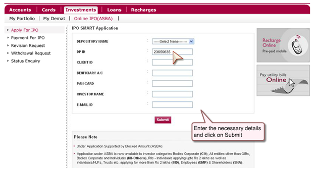 Axis Bank - Apply IPO Online
