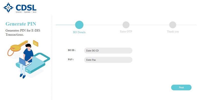 CDSL TPIN Generation Demo 1