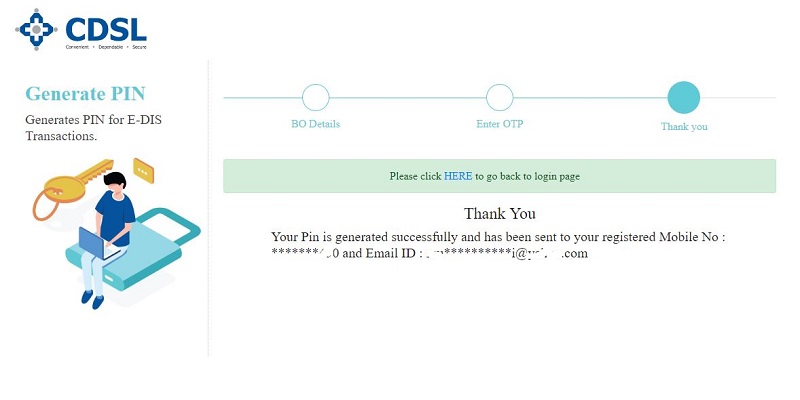 CDSL TPIN Generation Demo 4