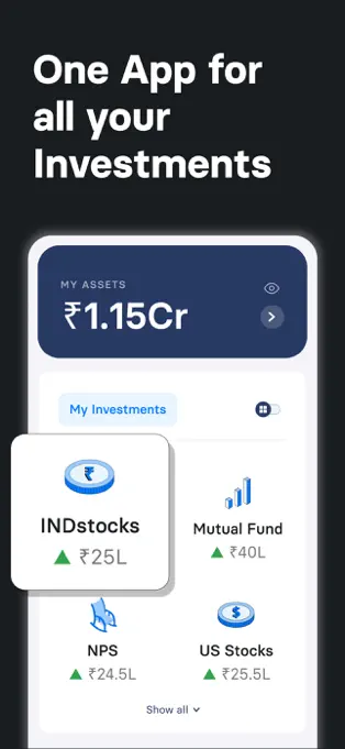 INDmoney Mobile App Demo 5