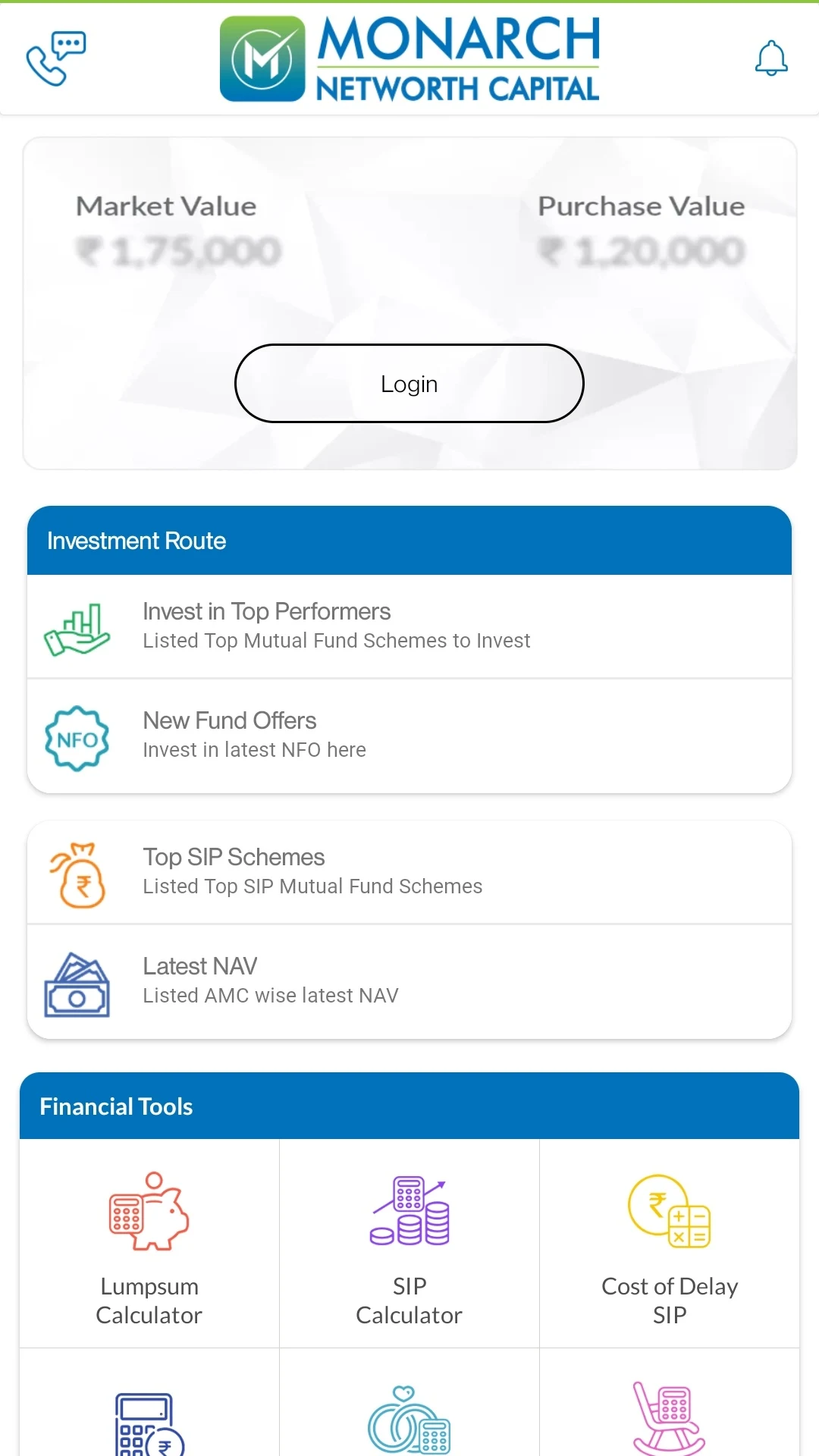 Monarch Mutual Fund Mobile App Demo 1