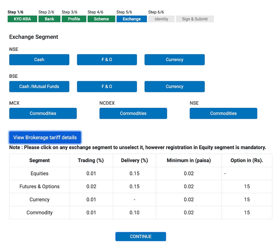 Monarch Networth Capital Account Opening Demo 6