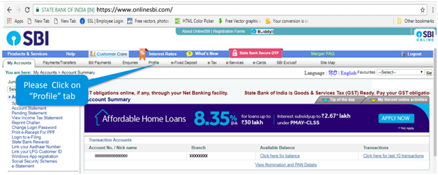 SBI Apply IPO online Demo 1